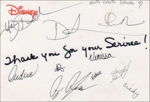 Military Thank You Card at Disney's Magic Kingdom
