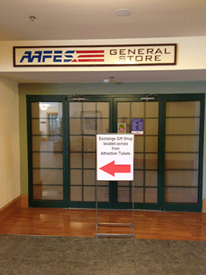 Shades of Green AAFES Store Moved
