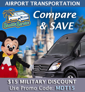 Military Discount with Orlando Shuttle Service
