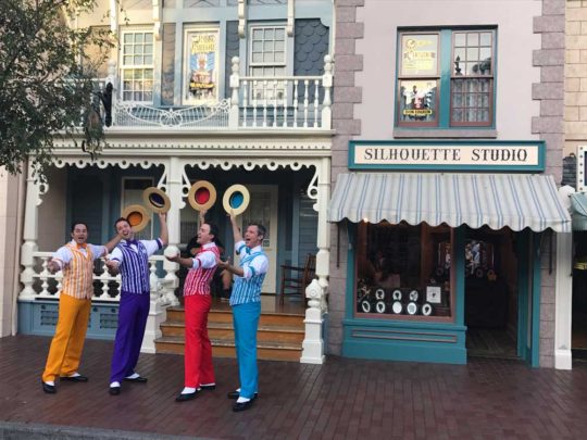 Disneyland’s famous barbershop quartet, The Dapper Dans