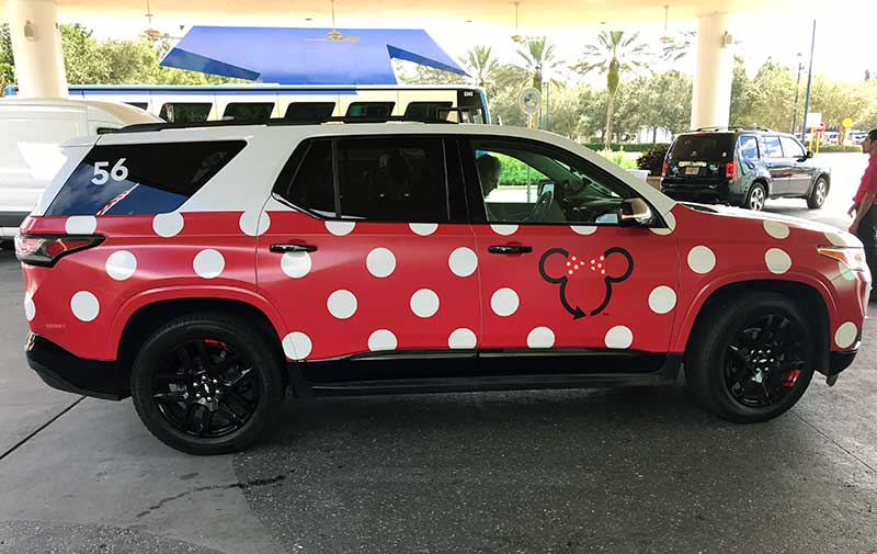 Walt Disney World's Minnie Van Service