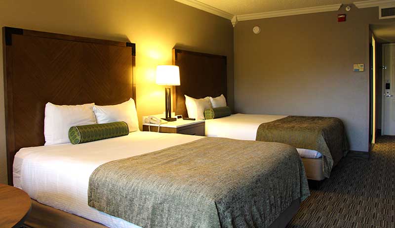 Shades of Green, Disney World's Military Only Resort recently re-modeled their Magnolia Wing rooms. Here's a look Inside one.