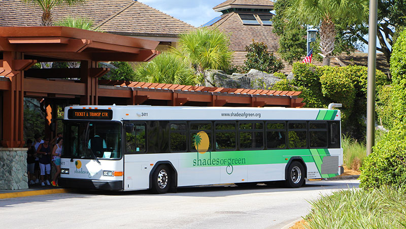 Shades of Green Resort Bus Stop