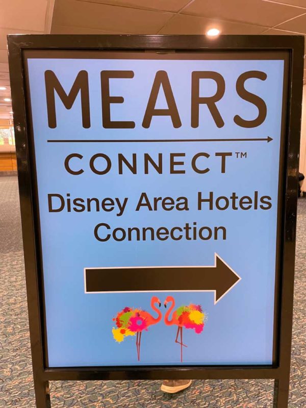 Sign directing you to Mears Connect Reception Area