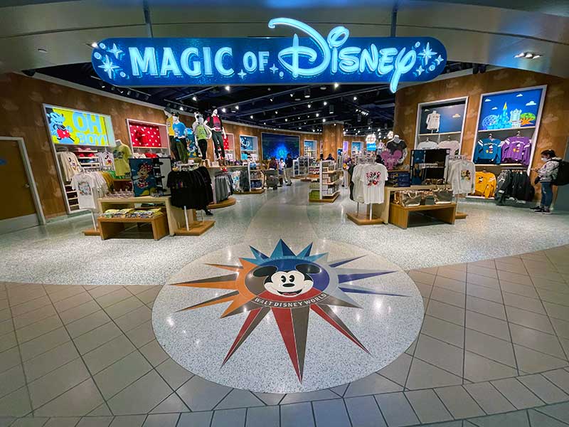 The Magic of Disney Store in Orlando International Airport