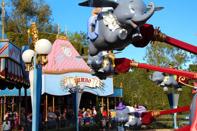 Disneyland Park Fantasyland Dumbo the Flying Elephant