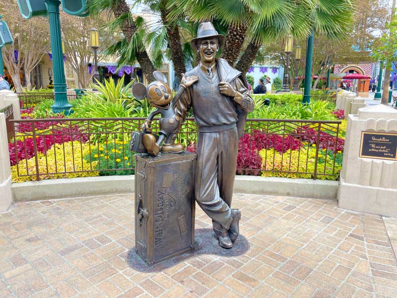 Disneys California Adventure Storytellers Statue
