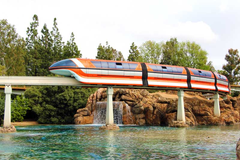 Disneyland Monorail in Tomorrowland