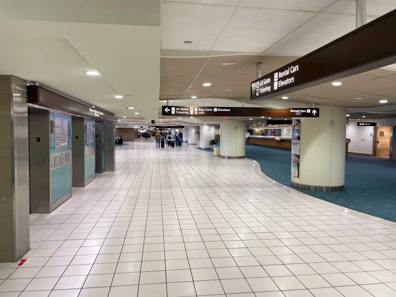 Orlando International B Terminal Transportation Level