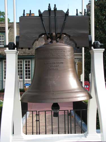 The Liberty Bell in Disney World's Liberty Square