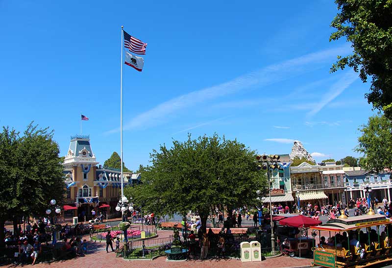 Disneyland Flag Retreat