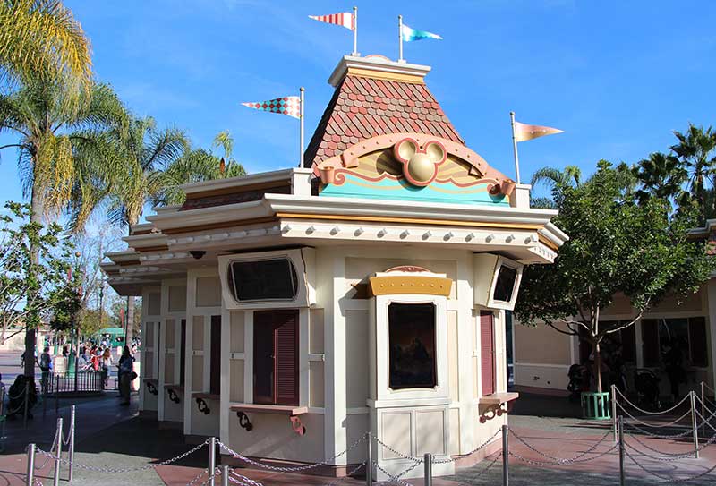 Disneyland Ticket Booth