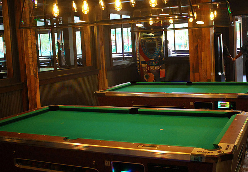 Shades of Green Resort Evergreen's Sports Bar Review Pool Tables