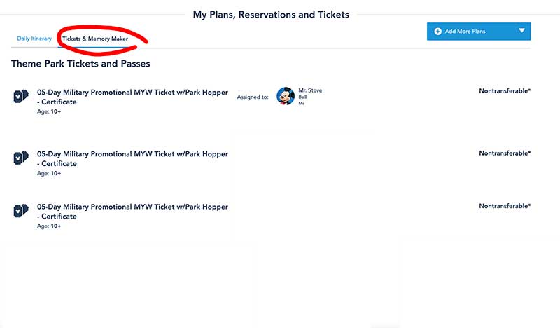 Check Disney Armed Forces Salute Ticket Expiration