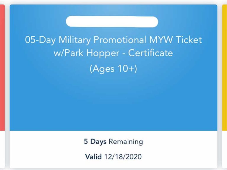 Disney Extending Expiration Dates on Disney Armed Forces Salute Tickets!