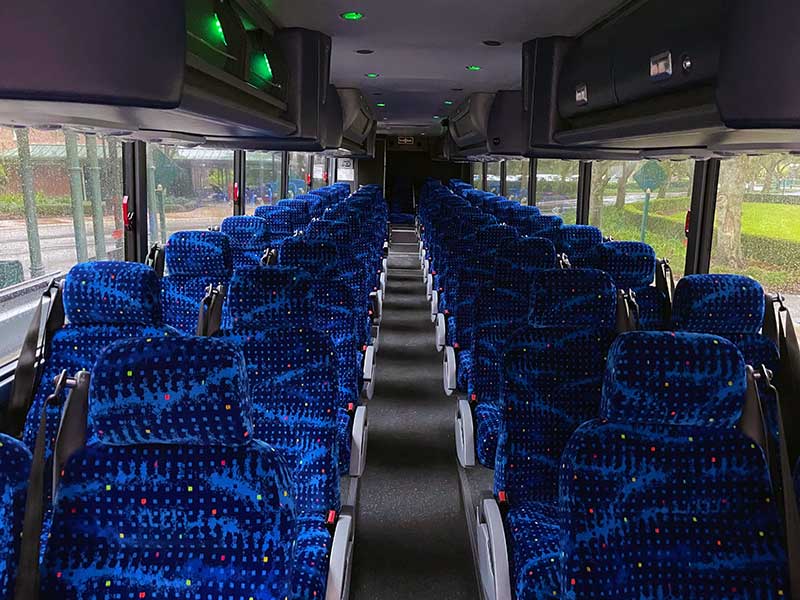 Inside a Mears Connect Bus