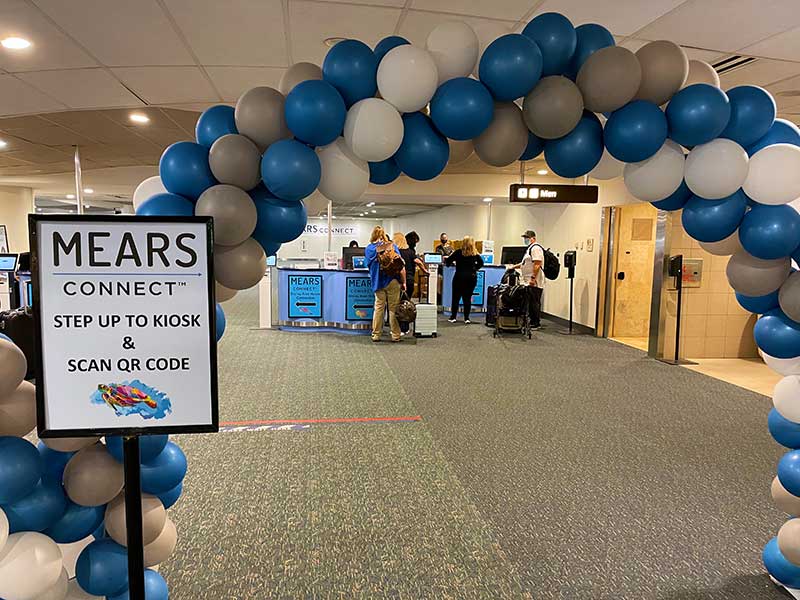 Mears Connect Welcome Area at Orlando International Airport