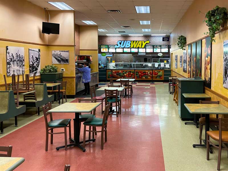 Picture of the Orlando Navy Exchange Grocery Section - Subway