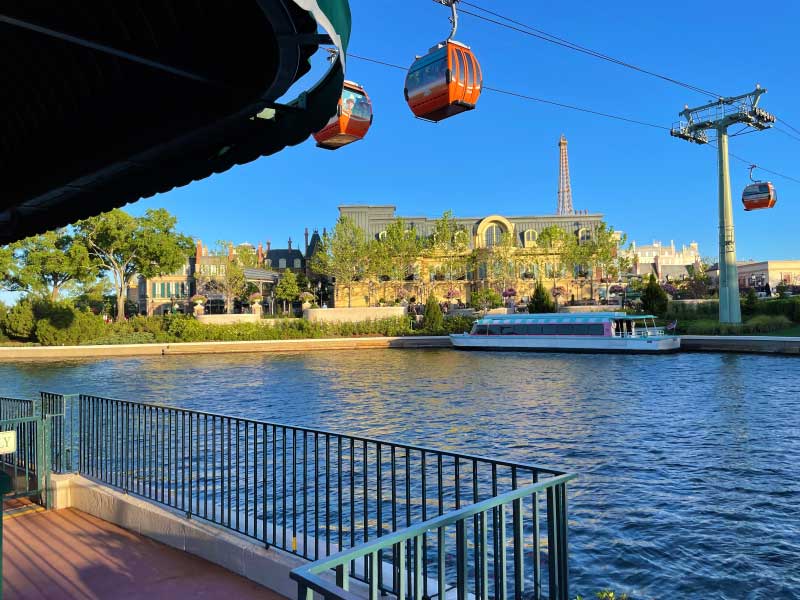 France from the Epcot International Gateway
