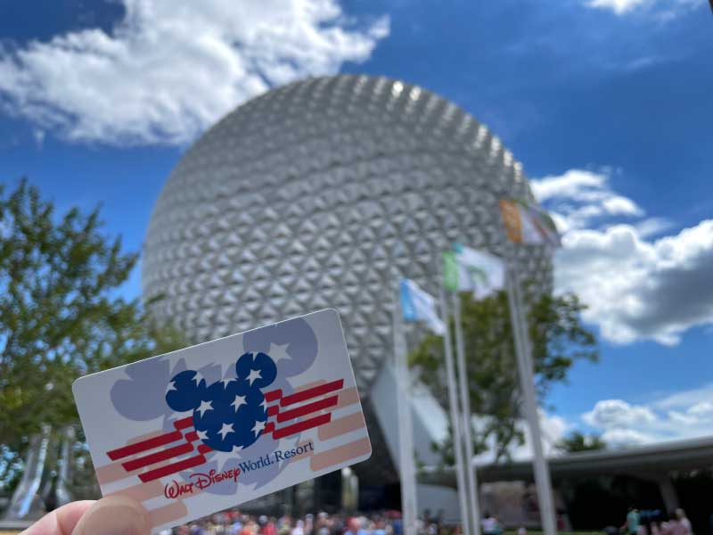 Disney Armed Forces Salute Ticket at EPCOT