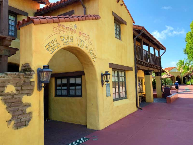 Pecos Bill Tall Tale Inn and Cafe side entrance