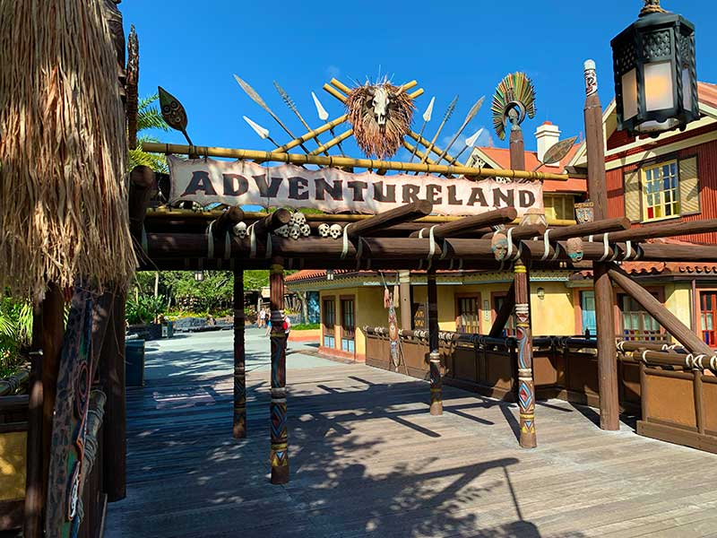 Adventureland entrance at Magic Kingdom