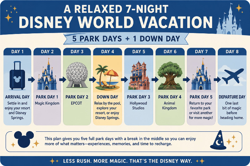 What a 7-Night Disney World Vacation Could Look Like