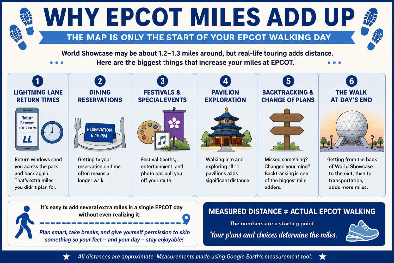 Why EPCOT Miles Add Up Graphic