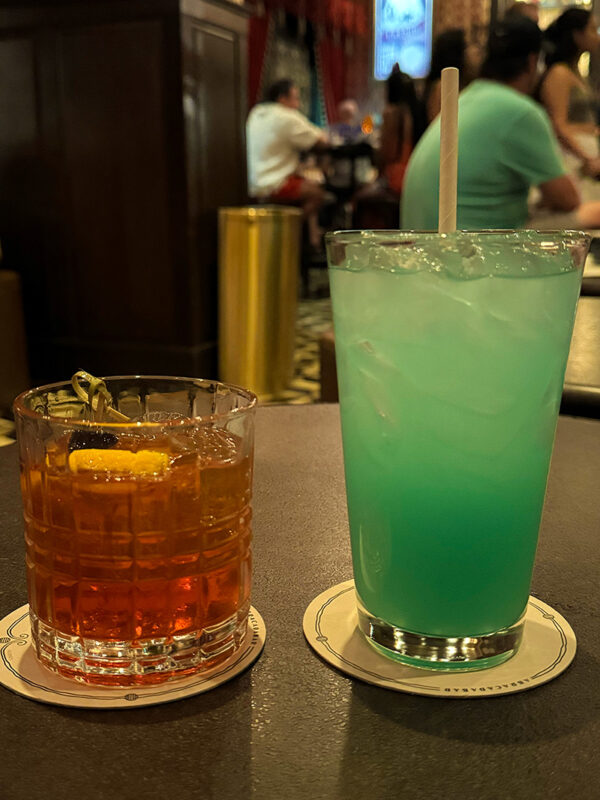Parlor Trick and The Conjurita cocktails at AbracadaBar