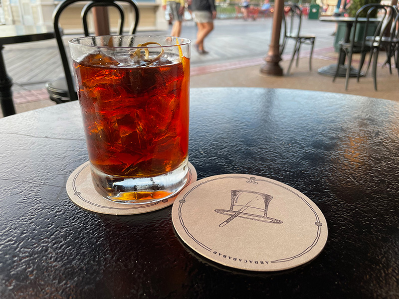 An Oldfashioned outside at AbracadaBar