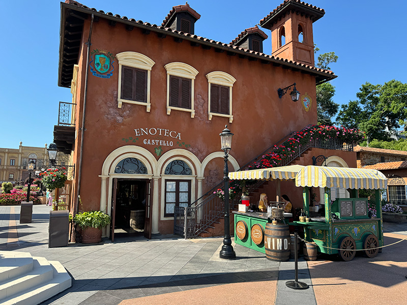 Enoteca Castello wine shop in EPCOT's Italy Pavilion